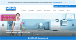 Desktop Screenshot of melag.com